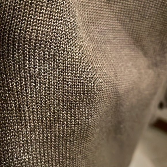 MAGASCHONI woman’s plus cascade open cardigan open knit accent army green 1X - Picture 8 of 10